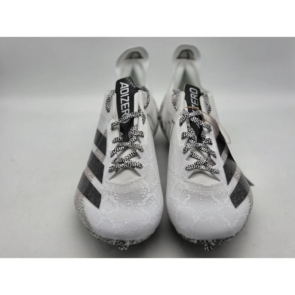 Adidas Adizero Electric Mens 13 White Black Football Cleats‎ Shoes IE8867 NWT